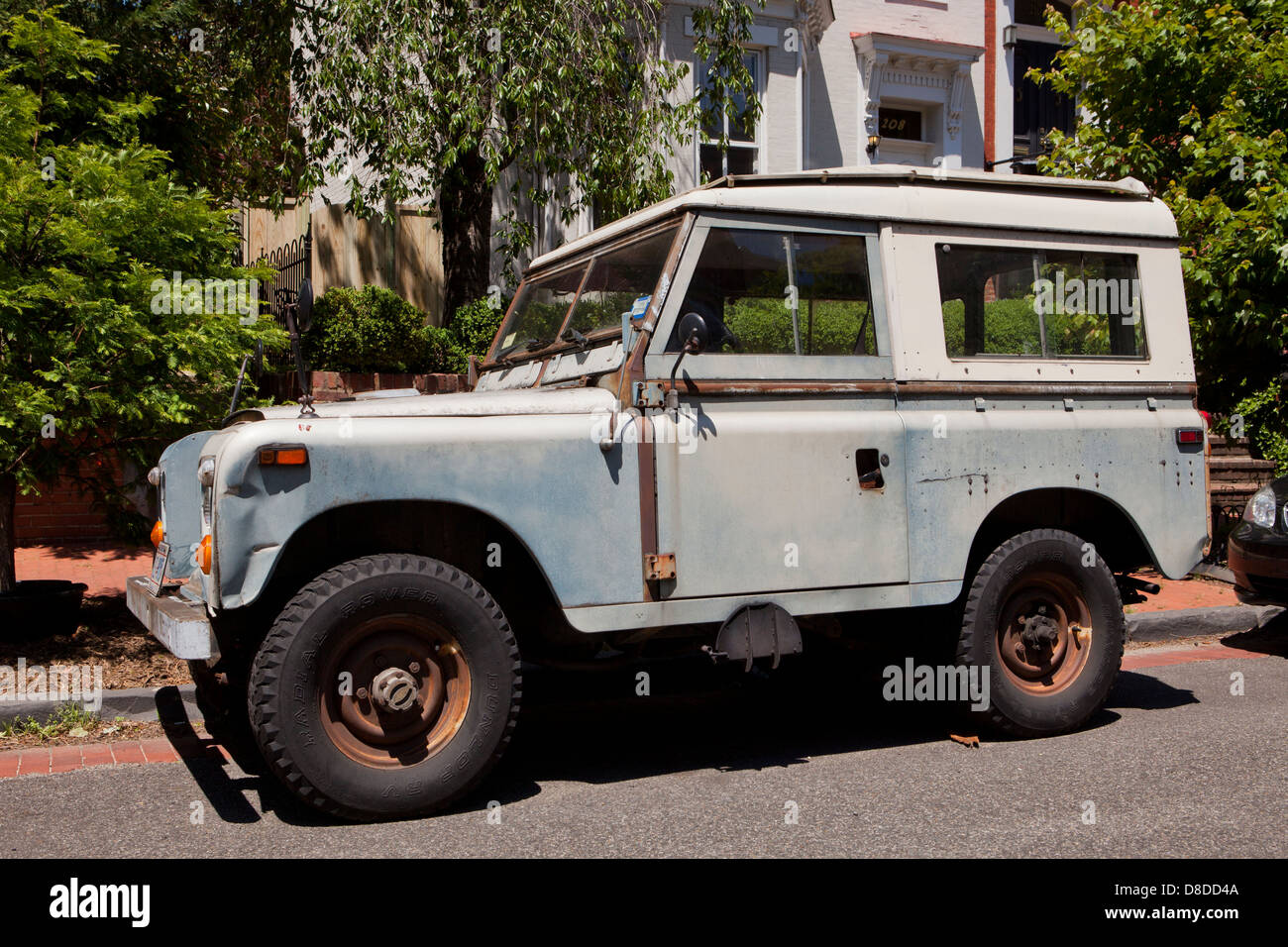 Jahrgang 1970 s Land Rover Serie 3 - USA Stockfoto