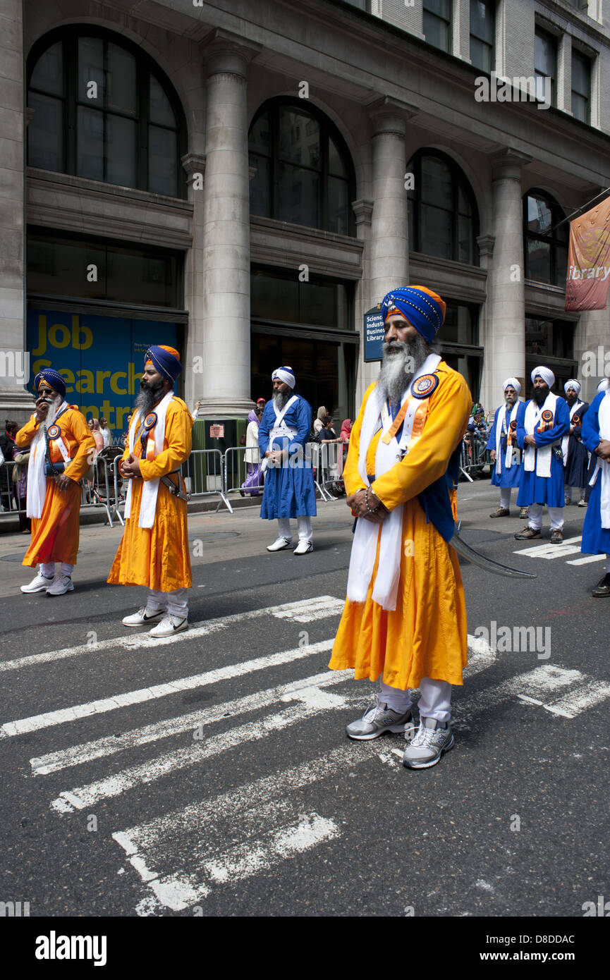 New York City, New York: 25. jährlichen Sikh Day Parade, 2012. Stockfoto