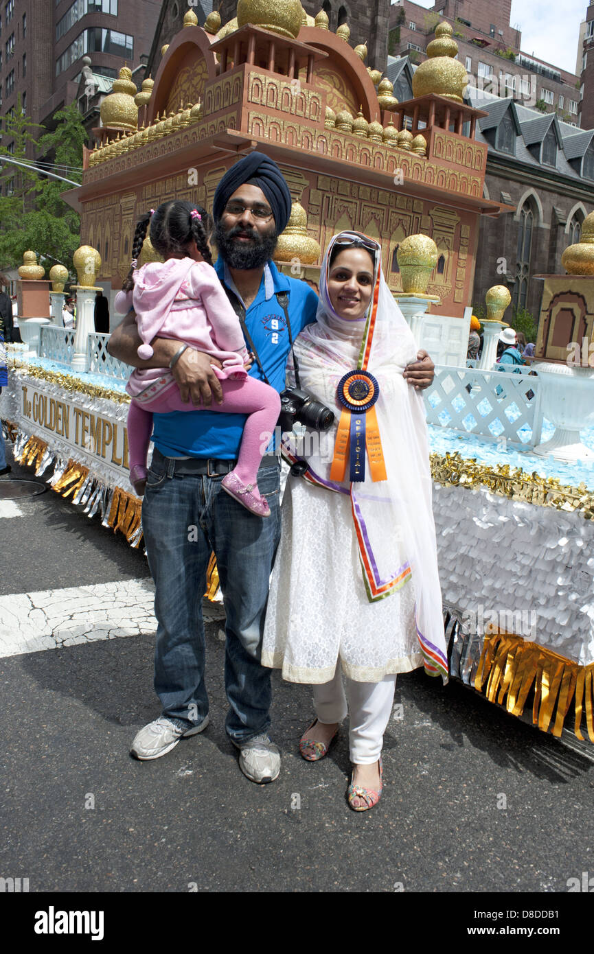 New York City, New York: 25. jährlichen Sikh Day Parade, 2012. Stockfoto