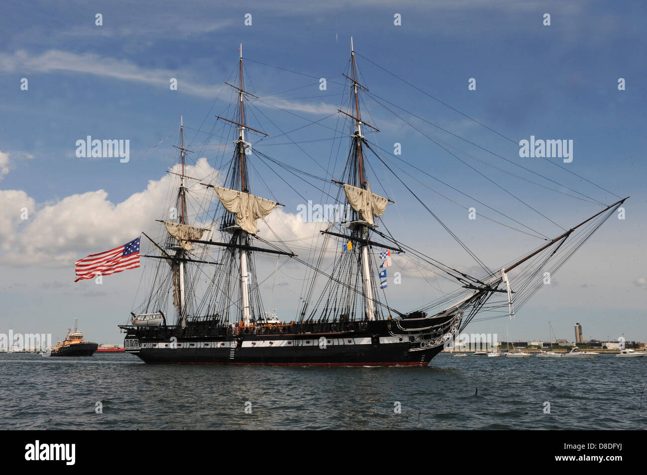 Charlestown Massachusetts uss Verfassung bekannt Stockfoto