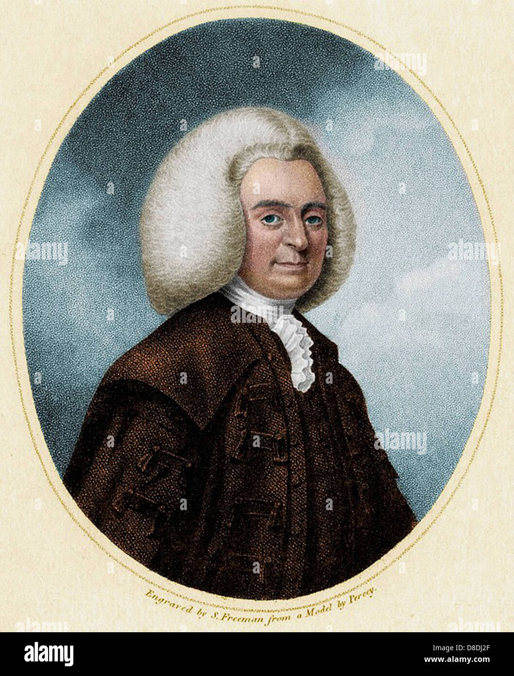 Schottischer Mathematiker COLIN MacLAURIN (1698-1746) Stockfoto