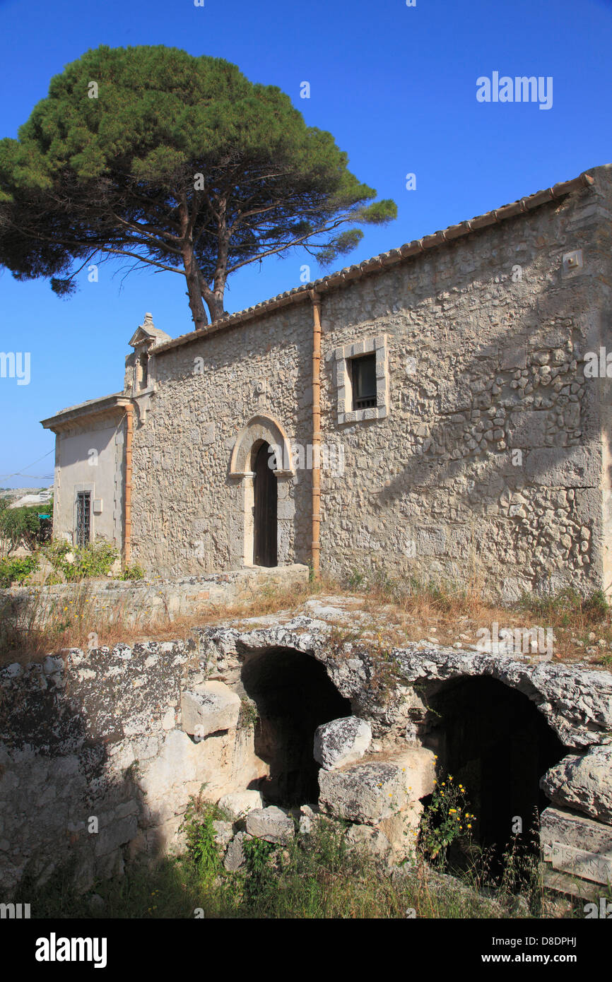 Italien, Sizilien, Siracusa, Kirche San Nicolo dei Cordari, Stockfoto