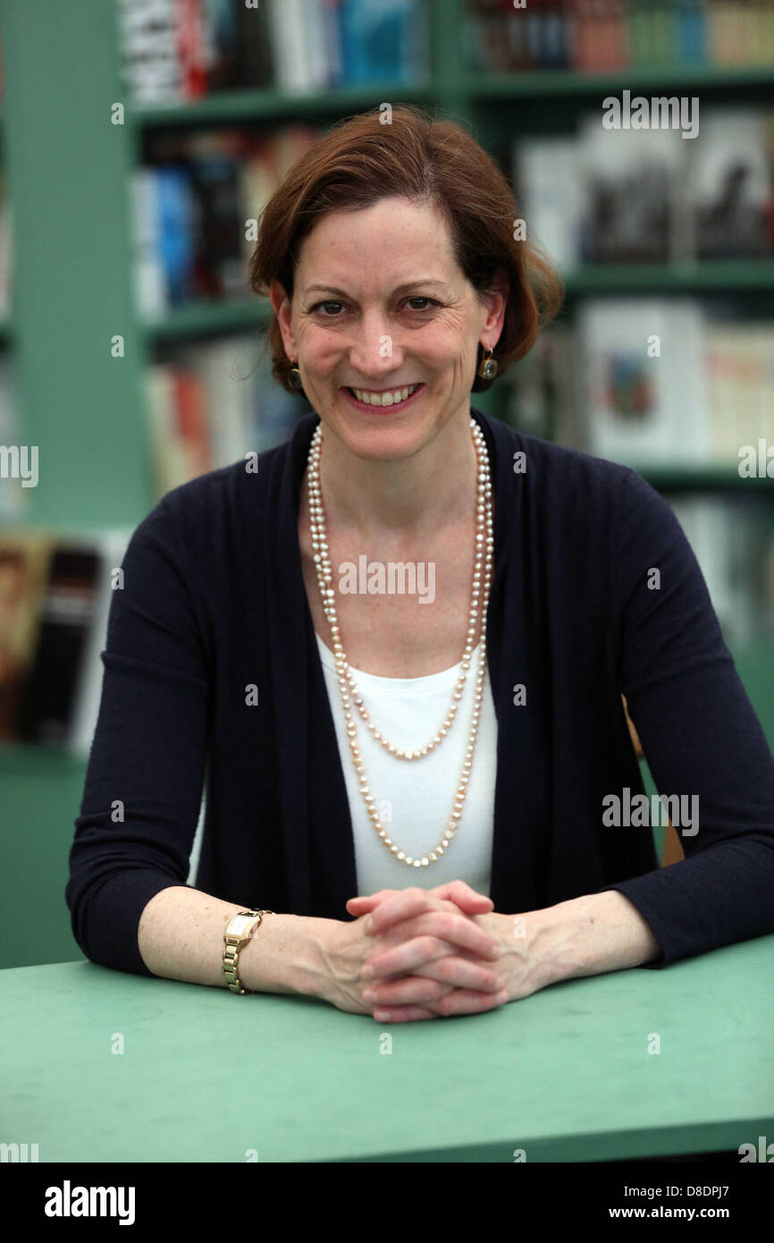 Hay on Wye, UK. Samstag, 25. Mai 2013 abgebildet: Autorin Anne Applebaum.  Re: Der Telegraph Hay Festival, Hay on Wye, Powys, Wales. Stockfoto