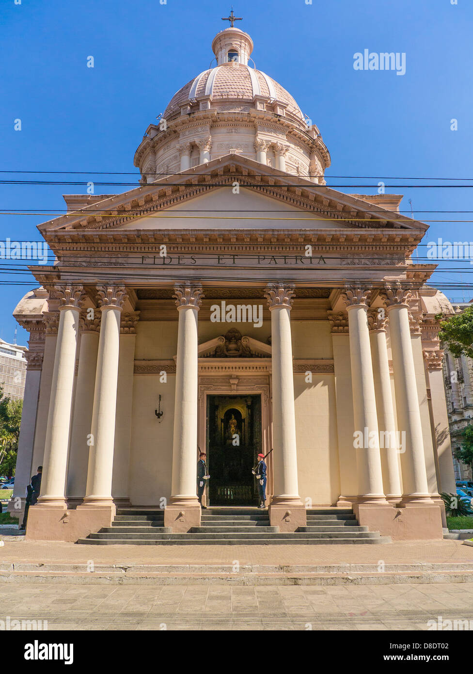 Vordere Fassade des nationalen Pantheon der Helden, Asunción, Paraguay Stockfoto