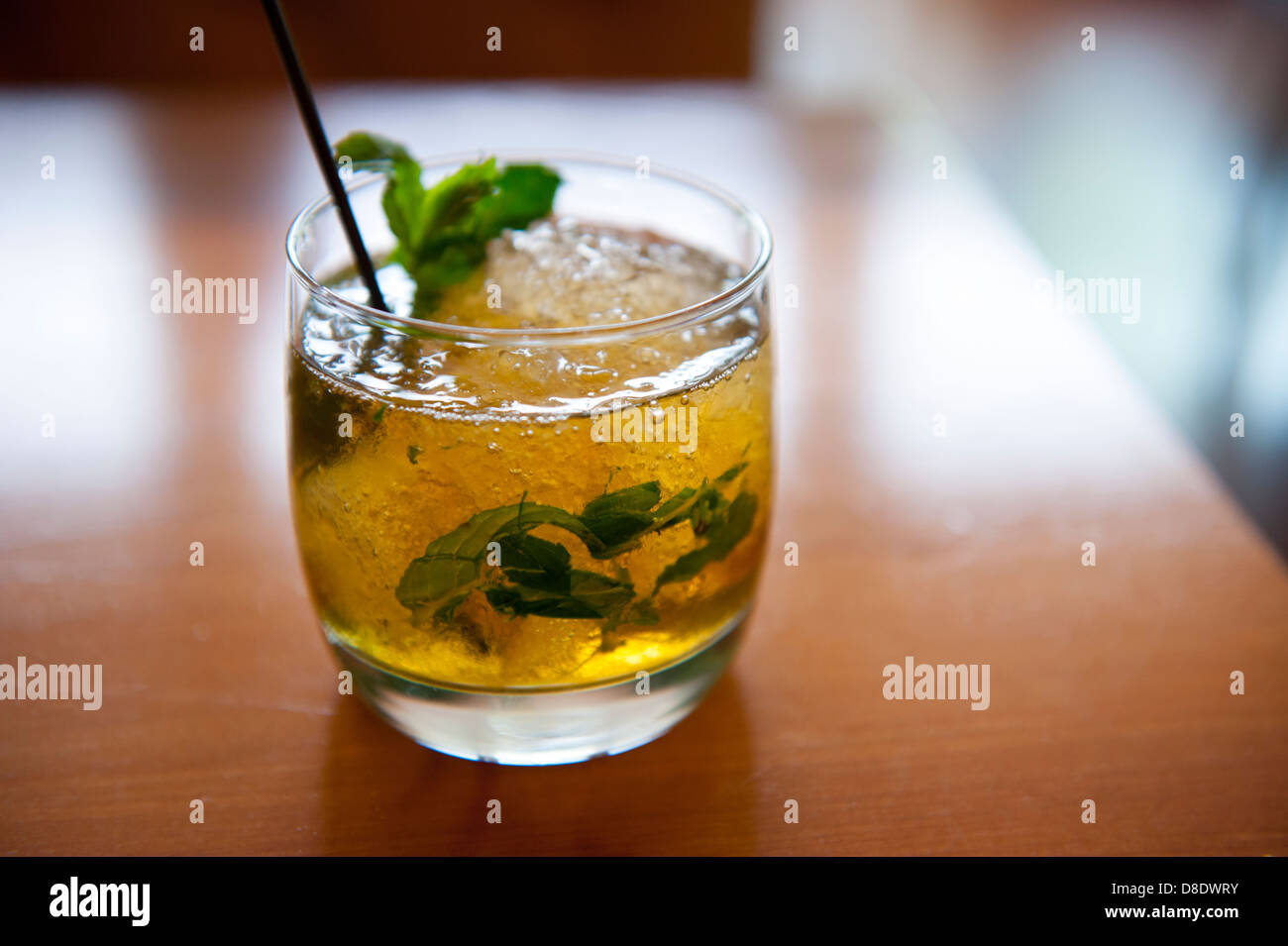 Museum Hotel USA Kentucky KY Louisville 21 Restaurant Nachweis über Main - Mint Julep Stockfoto