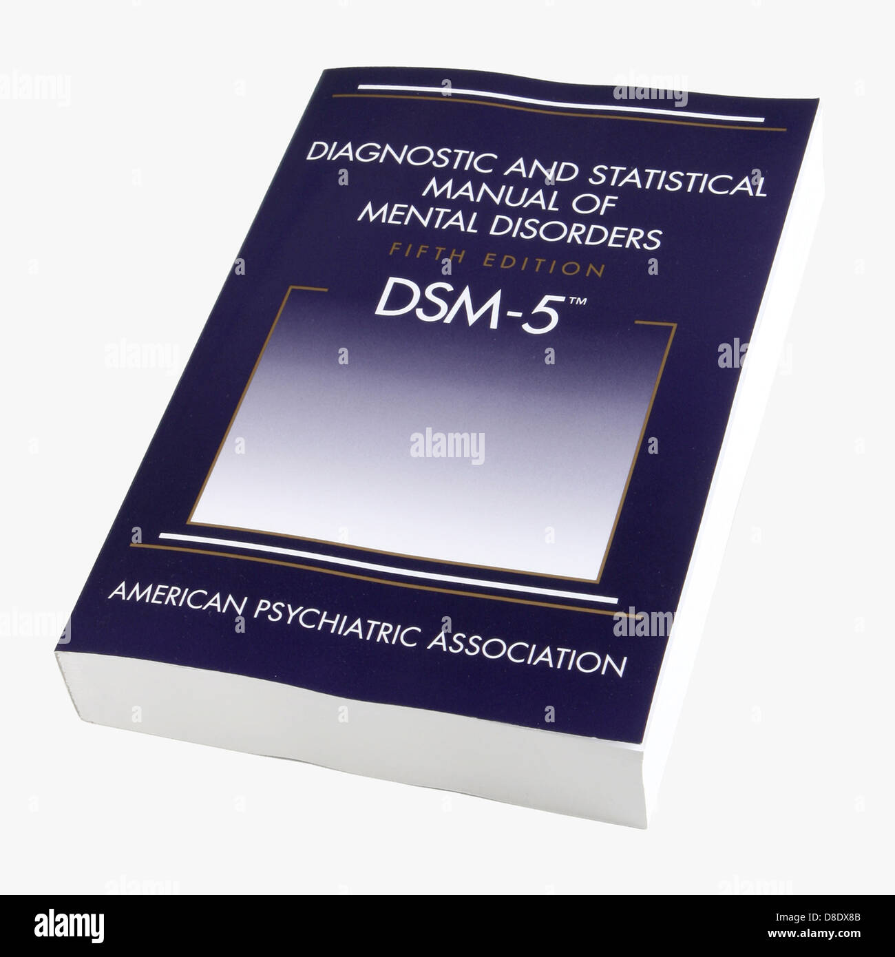 Diagnostische und statistische Manual of Mental Disorders, Fifth Edition (DSM-5) von der American Psychiatric Association veröffentlicht Stockfoto