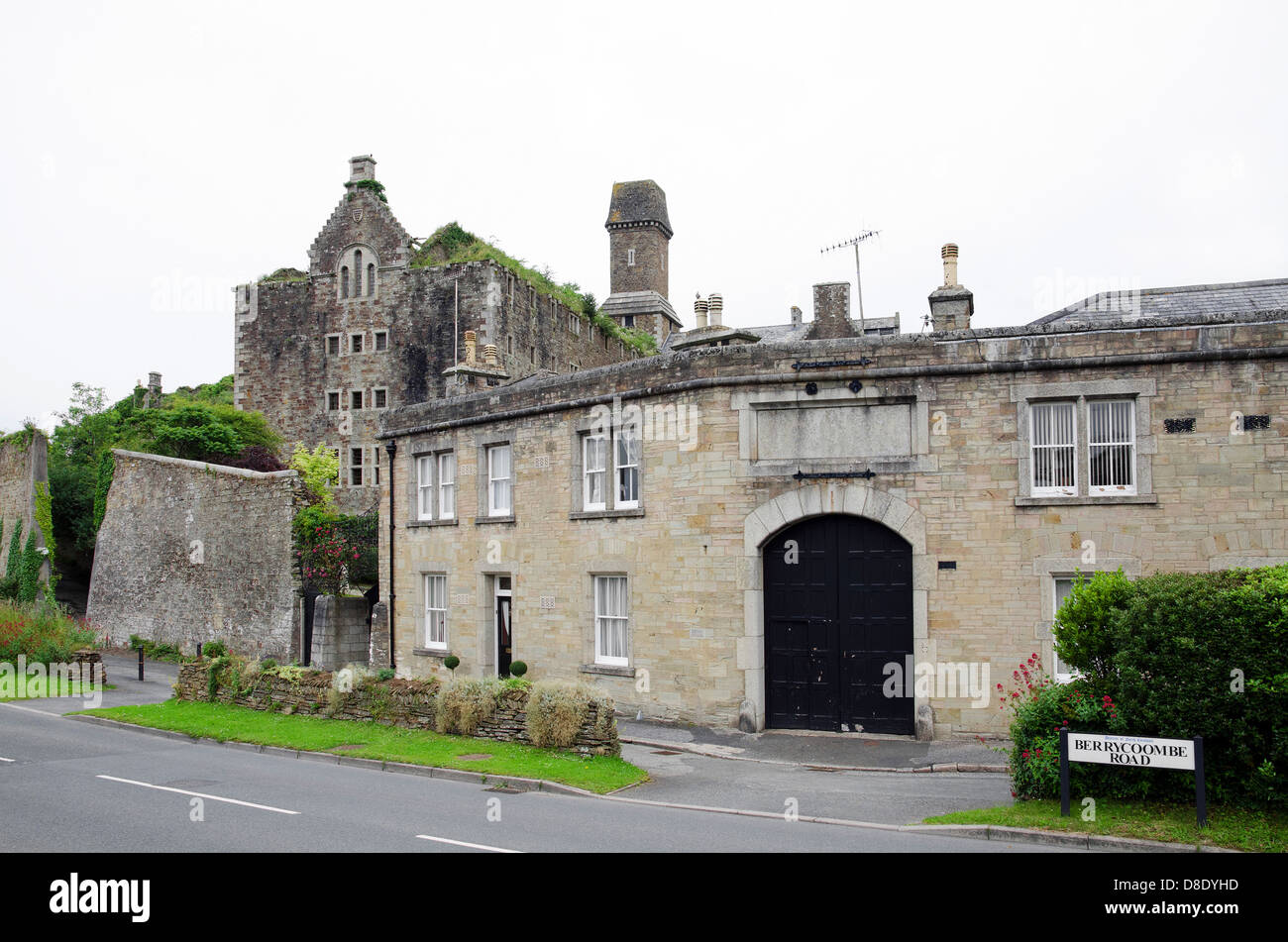 Die jetzt unbenutzte Gefängnis bei Bodmin in Cornwall, Großbritannien Stockfoto