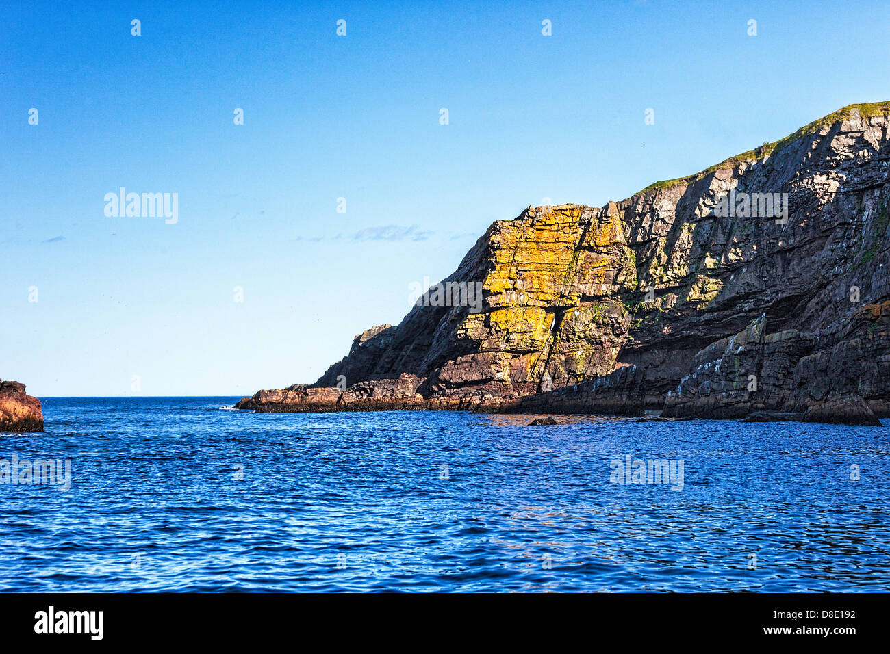 Dramatische und bunten Seascape bei Bay Bulls, Neufundland Stockfoto
