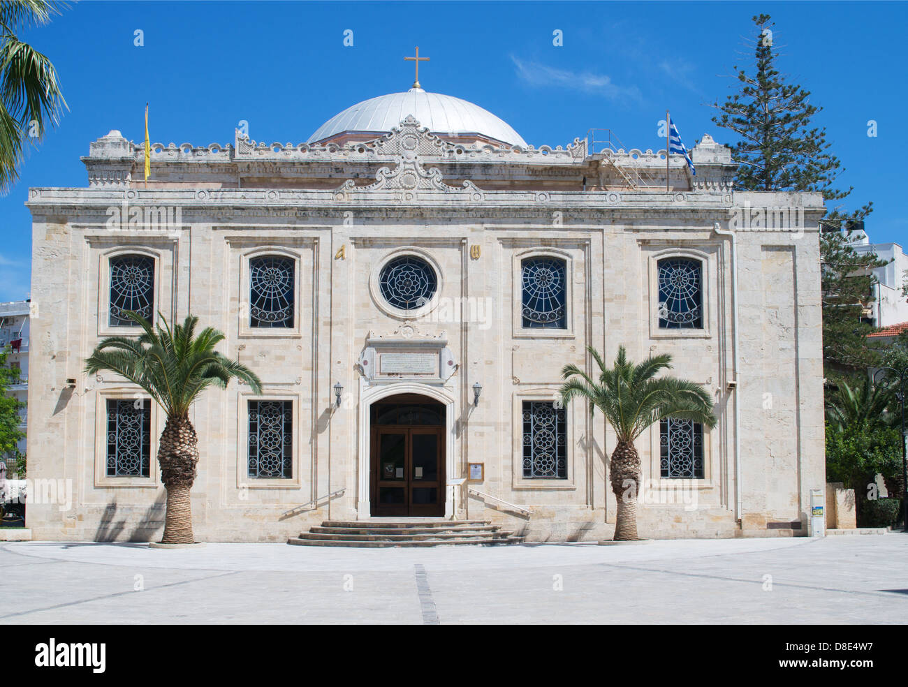 Die Agios Titos Kathedrale, Heraklion, Kreta, Griechenland Stockfoto