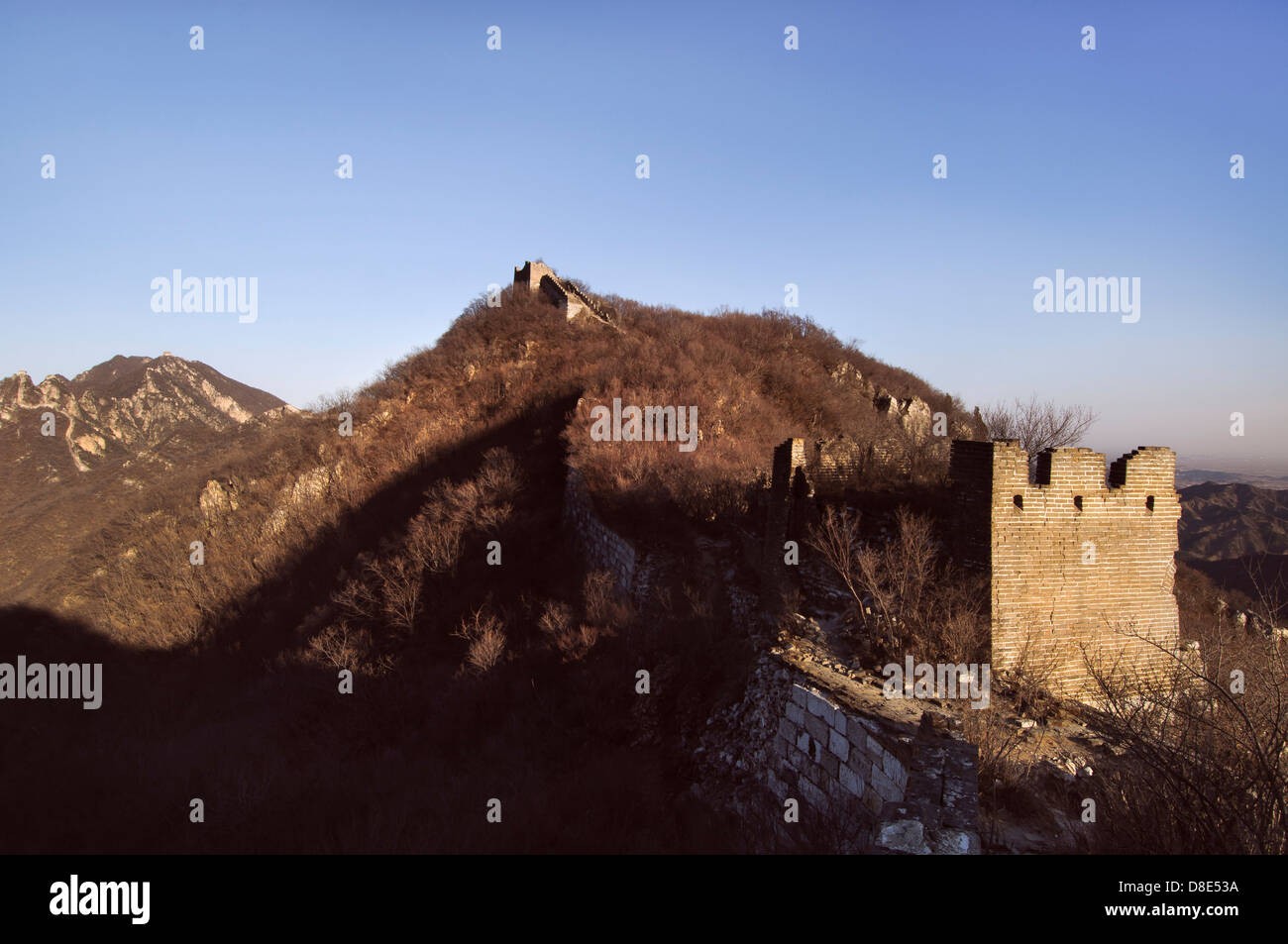 Great Wall Of China am Jiankou, Beijing Stockfoto