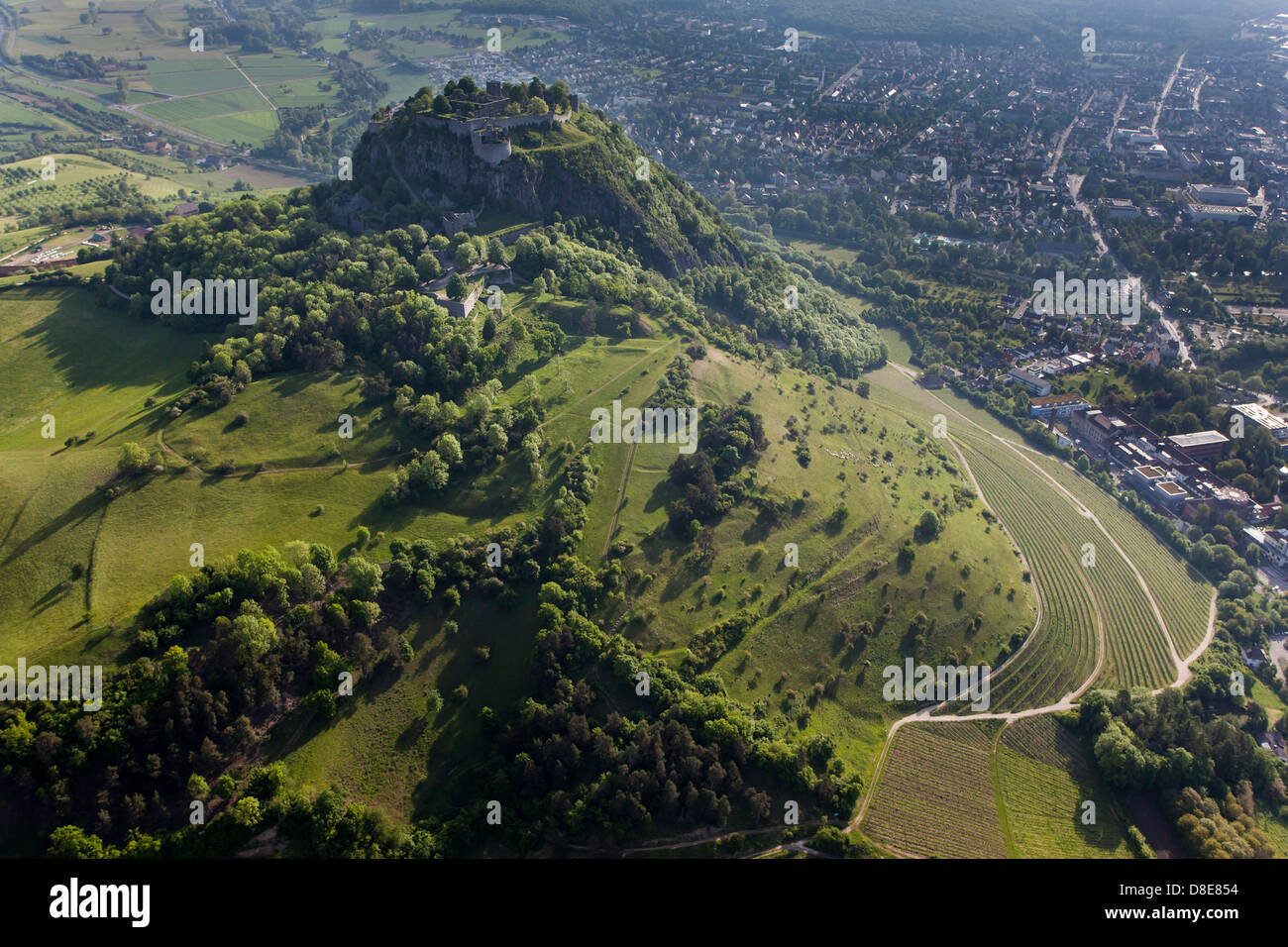 Hohentwiel, Singen, Baden-Württemberg, Deutschland, Europa Stockfoto
