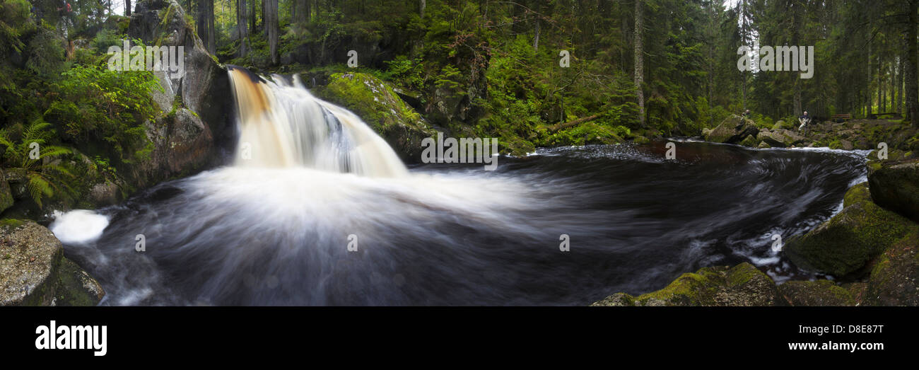 Wasserfall Krai-Woog-Gumpen, Hotzenwald, Schwarzwald, Baden-Württemberg, Deutschland, Europa Stockfoto