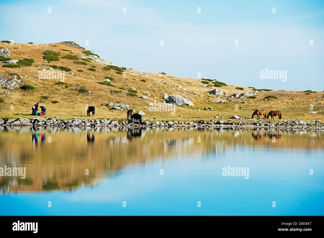 Europa, Bulgarien, Sedemte Rilski Journalistik, sieben Seen Wandergebiet Stockfoto