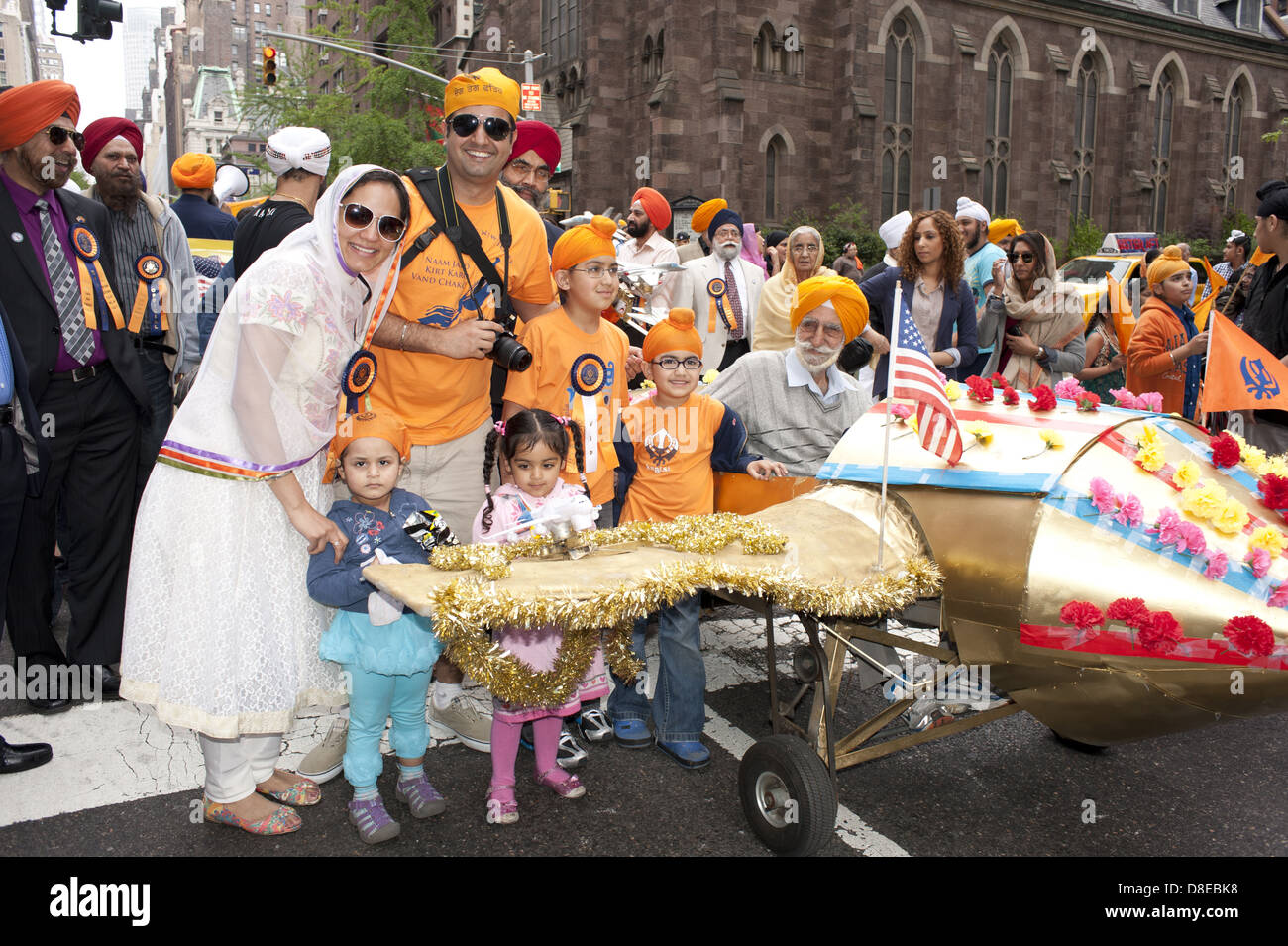 New York City, New York: 25. jährlichen Sikh Day Parade, 2012. Stockfoto