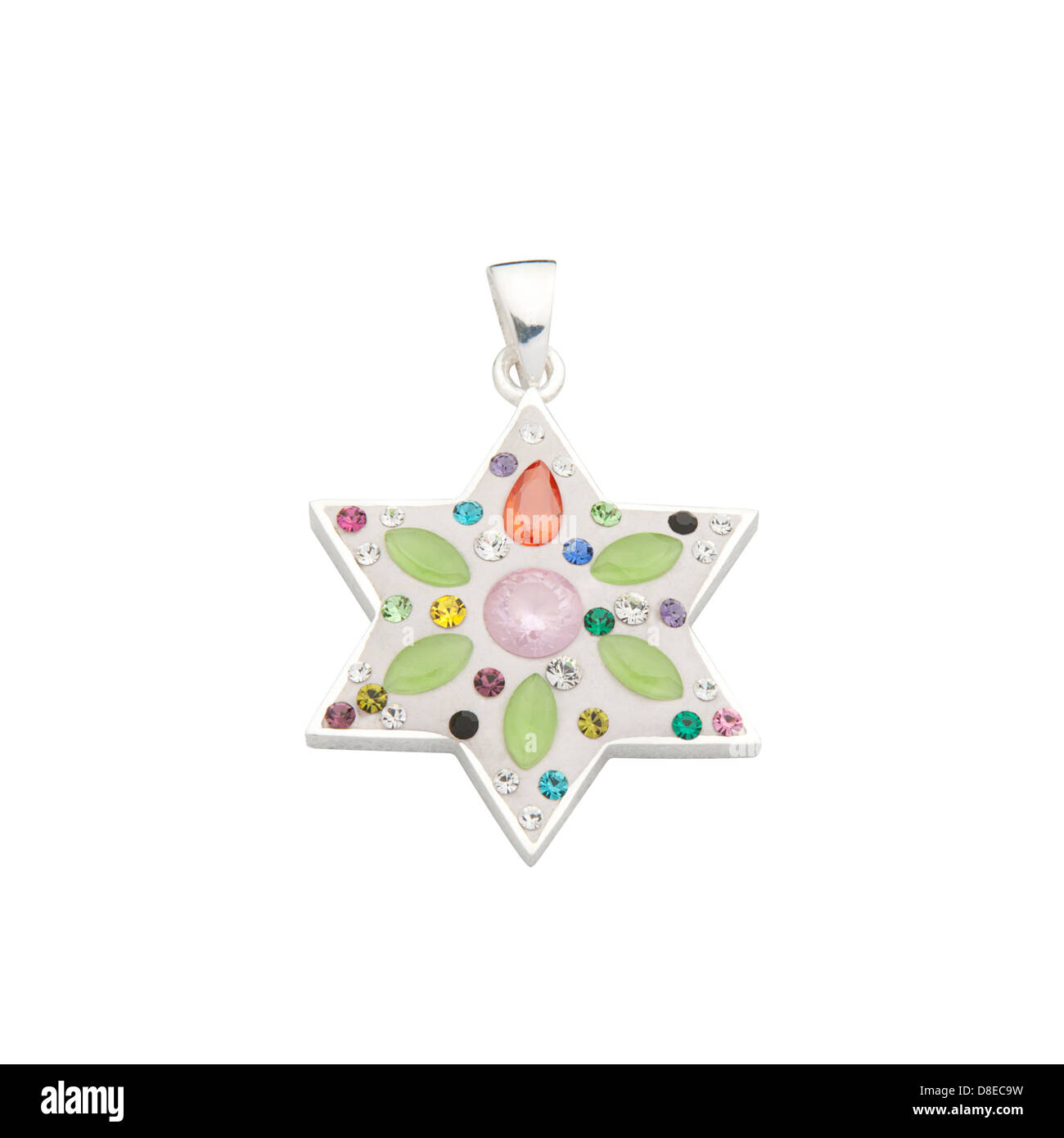 Islam-religiöses Symbol-Anhänger von Edelstein verziert Stockfoto