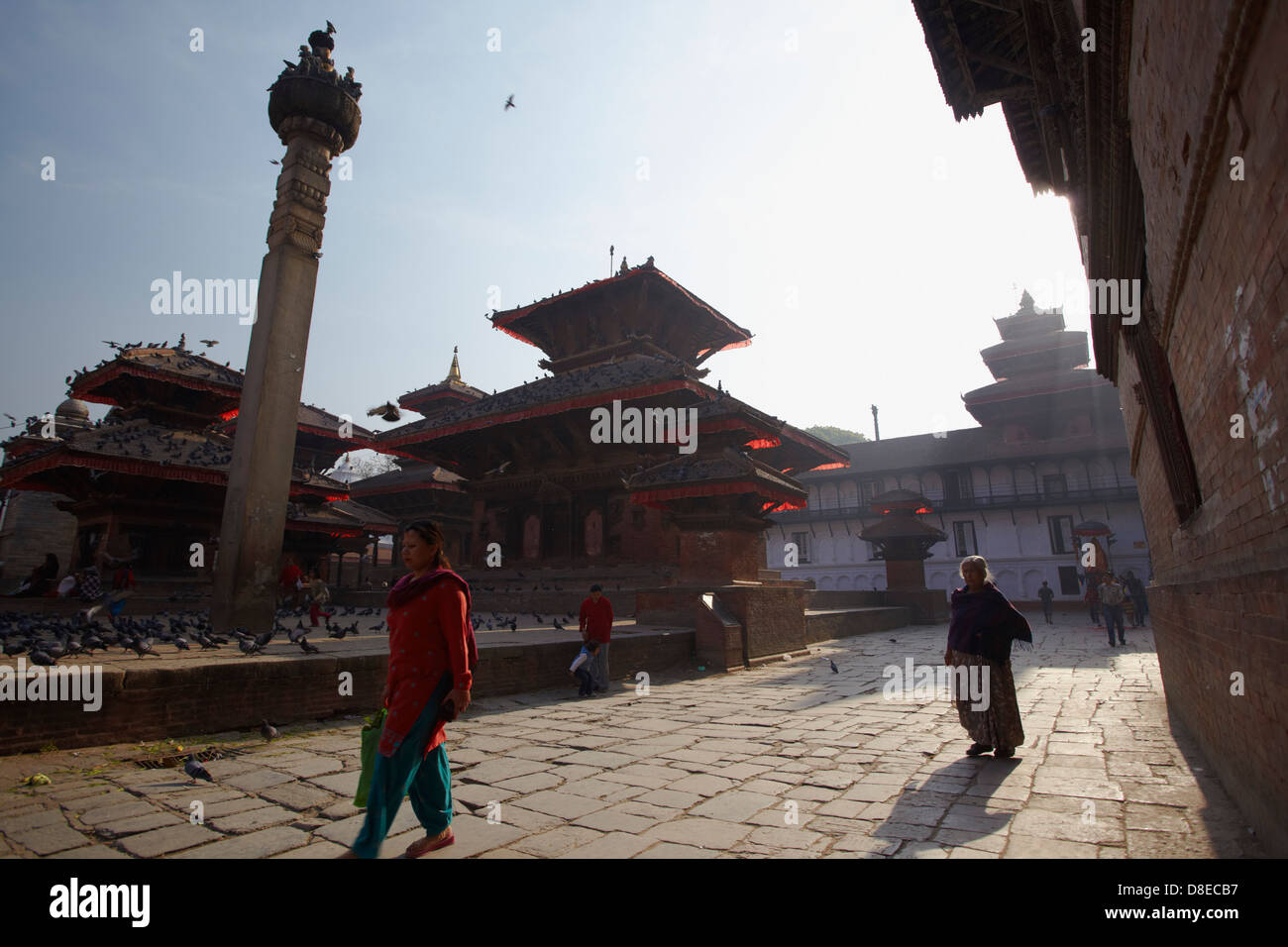 Durbar Square (UNESCO-Weltkulturerbe), Kathmandu, Nepal Stockfoto