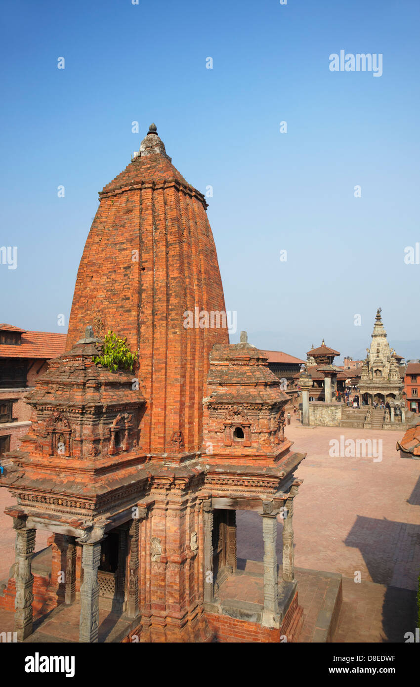 Durbar Square, Bhaktapur (UNESCO Weltkulturerbe), Kathmandu-Tal, Nepal Stockfoto