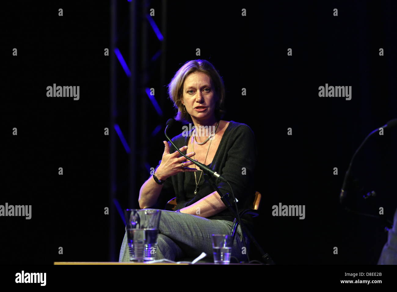 Hay on Wye, UK. Sonntag, 26. Mai 2013 im Bild: Amanda Galsworthy.  Re: Der Telegraph Hay Festival, Hay on Wye, Powys, Wales. Bildnachweis: D Legakis/Alamy Live-Nachrichten Stockfoto