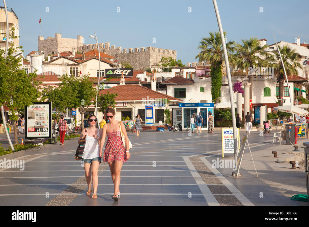 Marmaris Resort Touristenort an der türkischen Riviera, Südwest-Türkei, Stockfoto