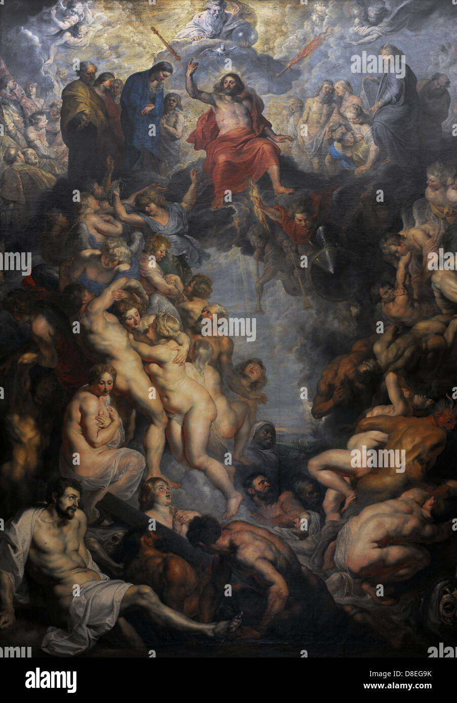 Rubens (1577-1640). Deutsch-stämmige flämischen Barock Maler. Das jüngste Gericht, 1615. Alte Pinakothek. München. Deutschland. Stockfoto