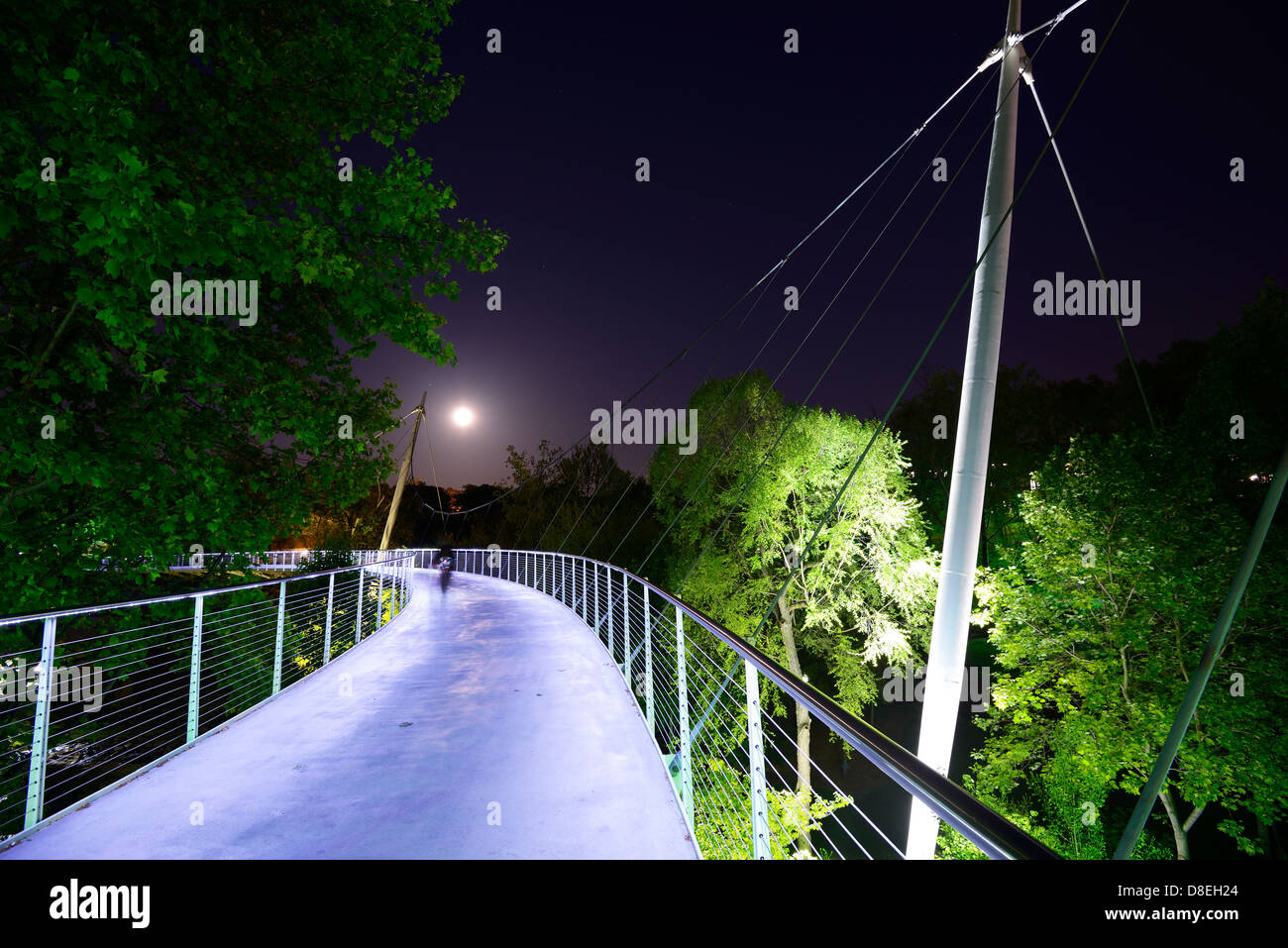 Freiheitsbrücke in Greenville, South Carolina, USA Stockfoto