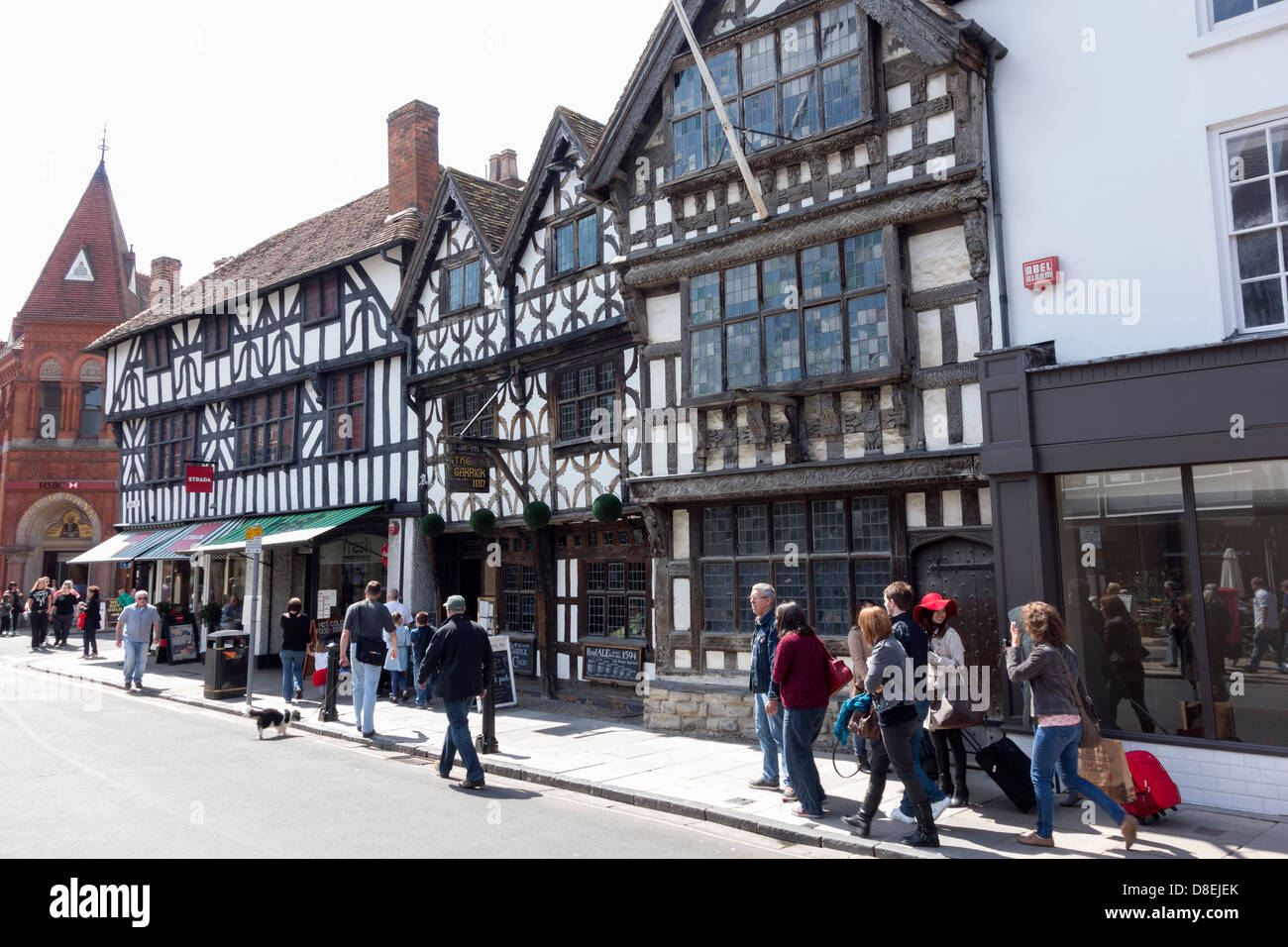 Die Garrick Inn Stratford-upon-Avon Stockfoto