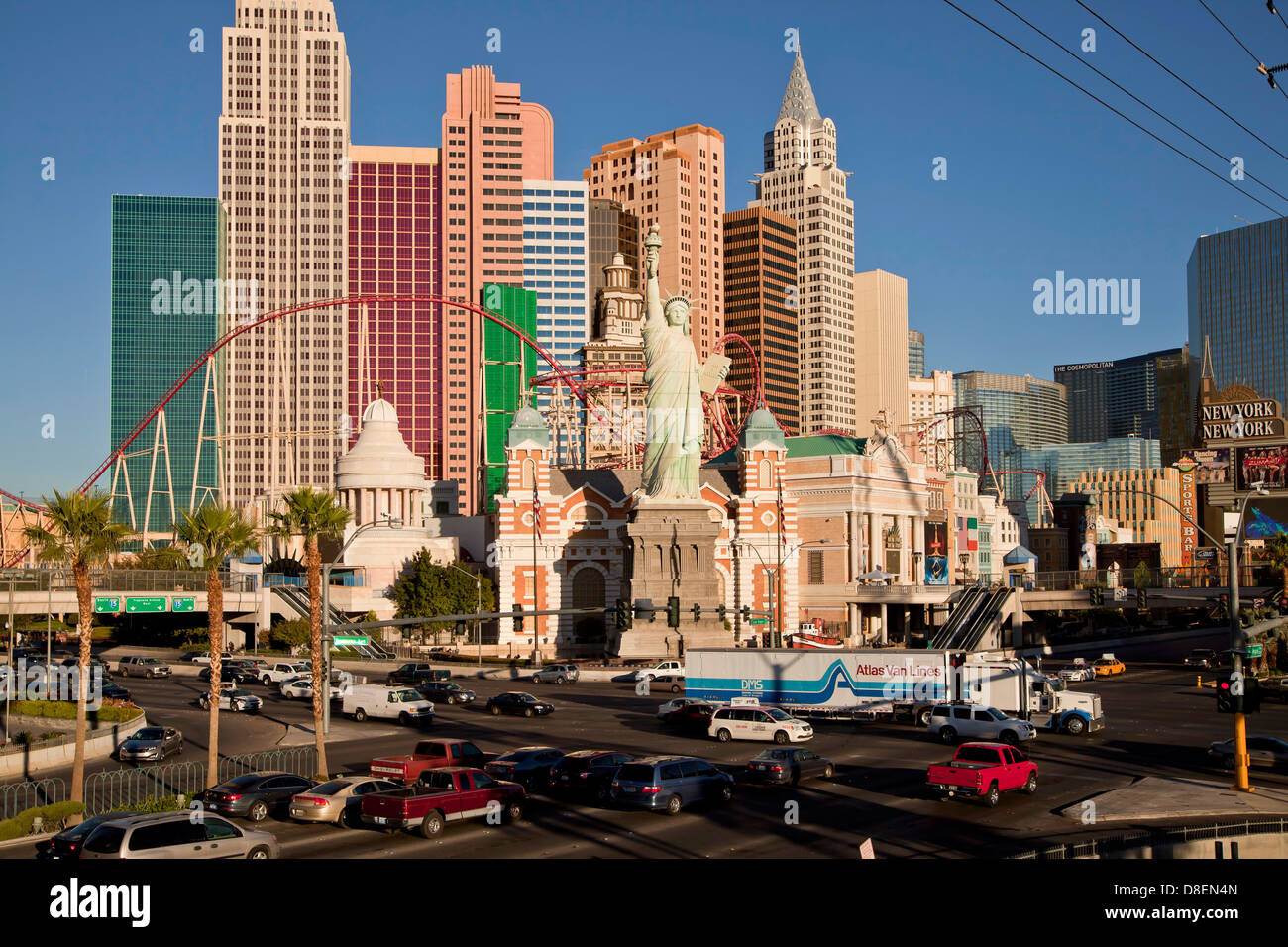 New York-New York Hotel & Casino in Las Vegas, Nevada, Vereinigte Staaten von Amerika, USA Stockfoto