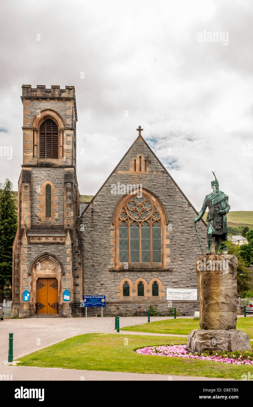 Gebäude, Duncansburgh Macintosh-Pfarrkirche, Fort William, Schottland Stockfoto