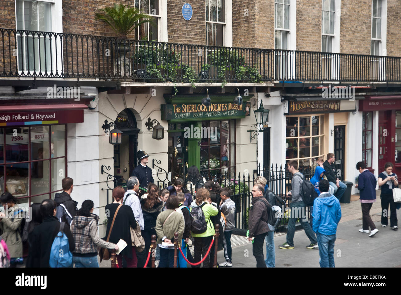 Sherlock Holmes Museum, Baker Street, London, UK, GB Stockfoto