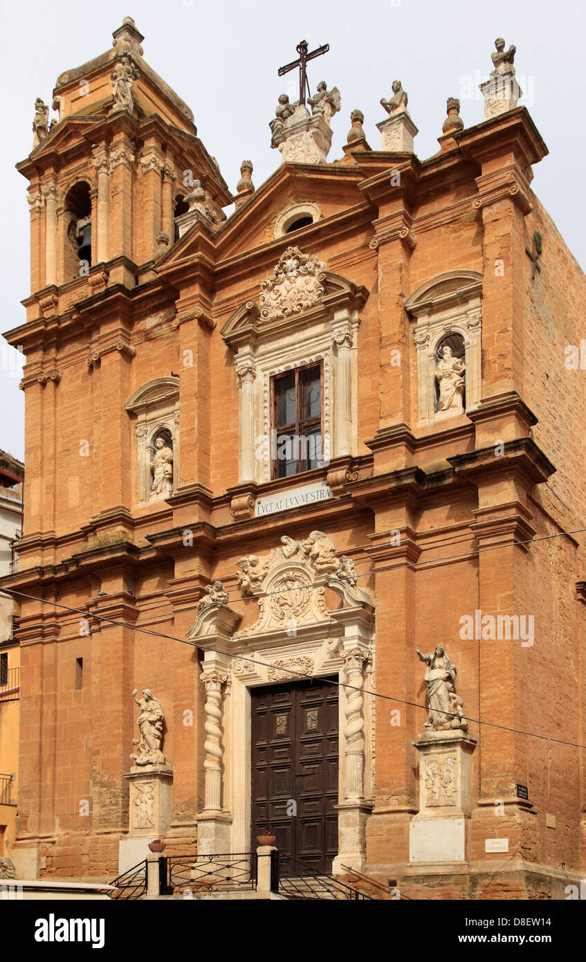 Italien, Sizilien, Agrigento, Purgatorio Kirche, Stockfoto