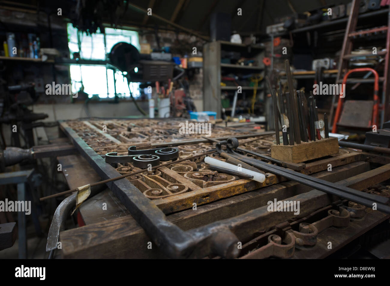 Schmiede Forge Stockfoto