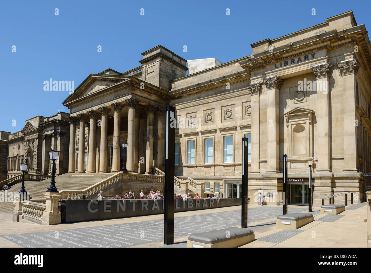 Liverpool Central Library Stockfoto