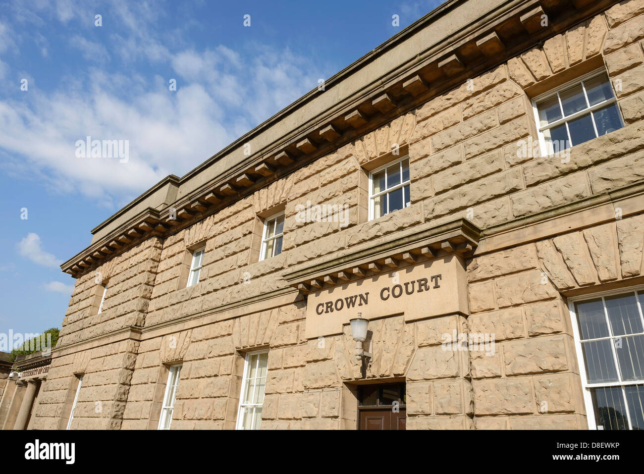 Chester Crown Court Gebäude Stockfoto