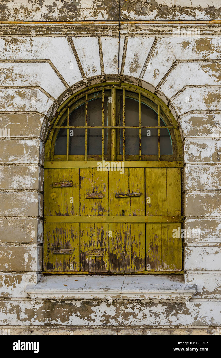 Bo Kaap, Kapstadt 127-Fenster Stockfoto