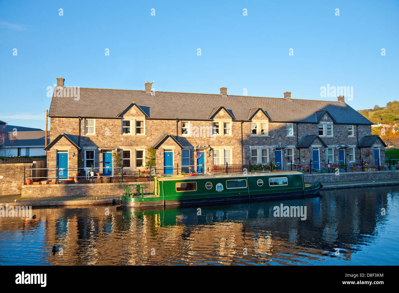 Brecon-Kanal-Becken, Brecon, Powys, Wales, UK. Stockfoto