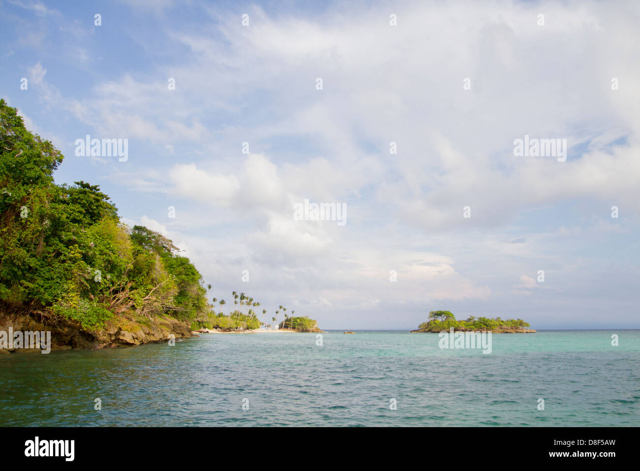Cayo Levantado (Bacardi Island), Dominikanische Republik Stockfoto Cayo Levantado (Bacardi Island), Dominikanische Republik Stockfoto