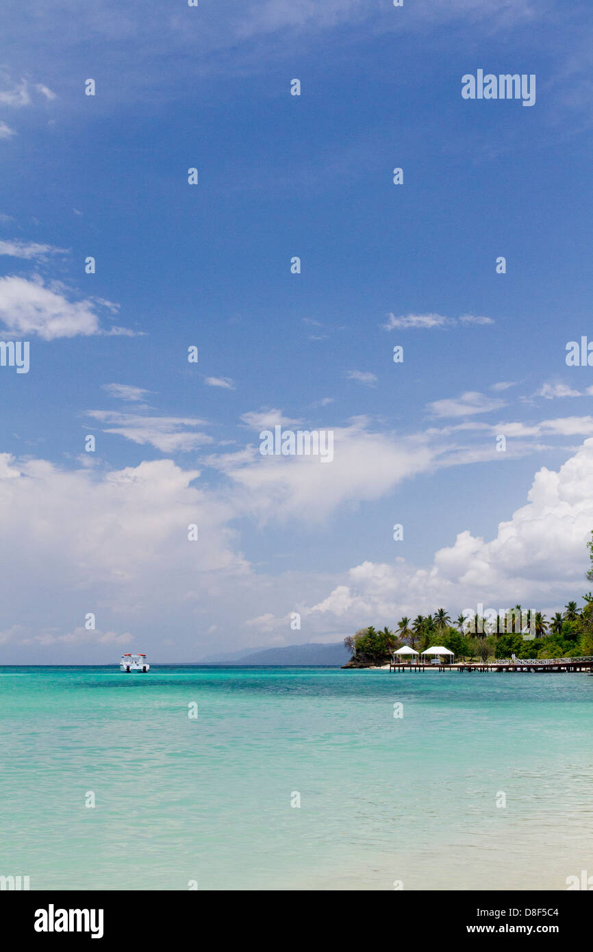 Cayo Levantado (Bacardi Island), Dominikanische Republik Stockfoto Cayo Levantado (Bacardi Island), Dominikanische Republik Stockfoto