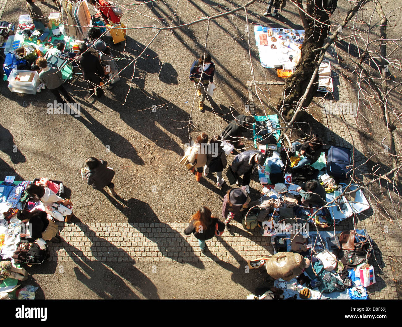Flohmarkt im Yoyogi Park in Harajuku Stockfoto