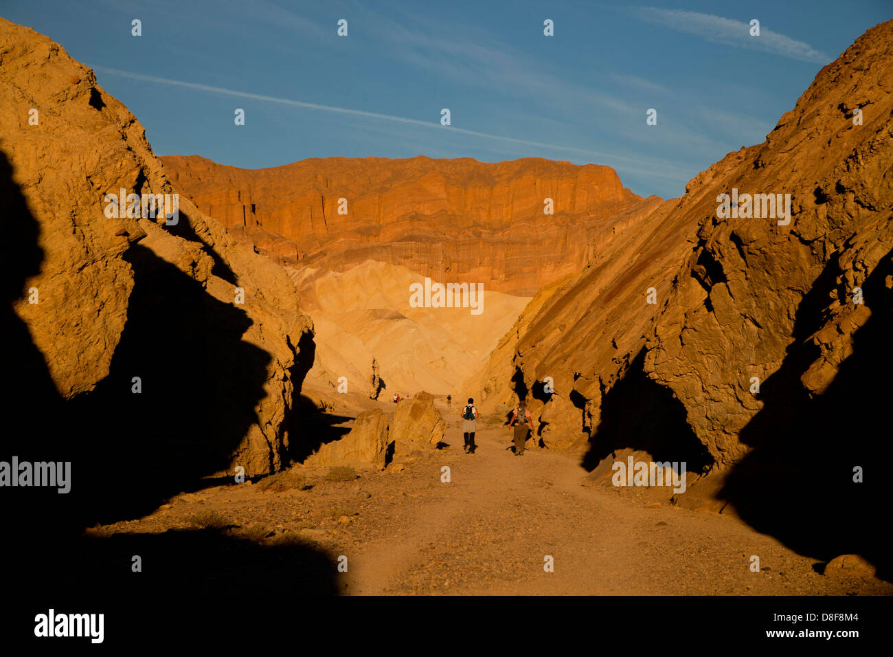 Golden Canyon Trail im Death Valley Nationalpark in Kalifornien, Vereinigte Staaten von Amerika, USA Stockfoto