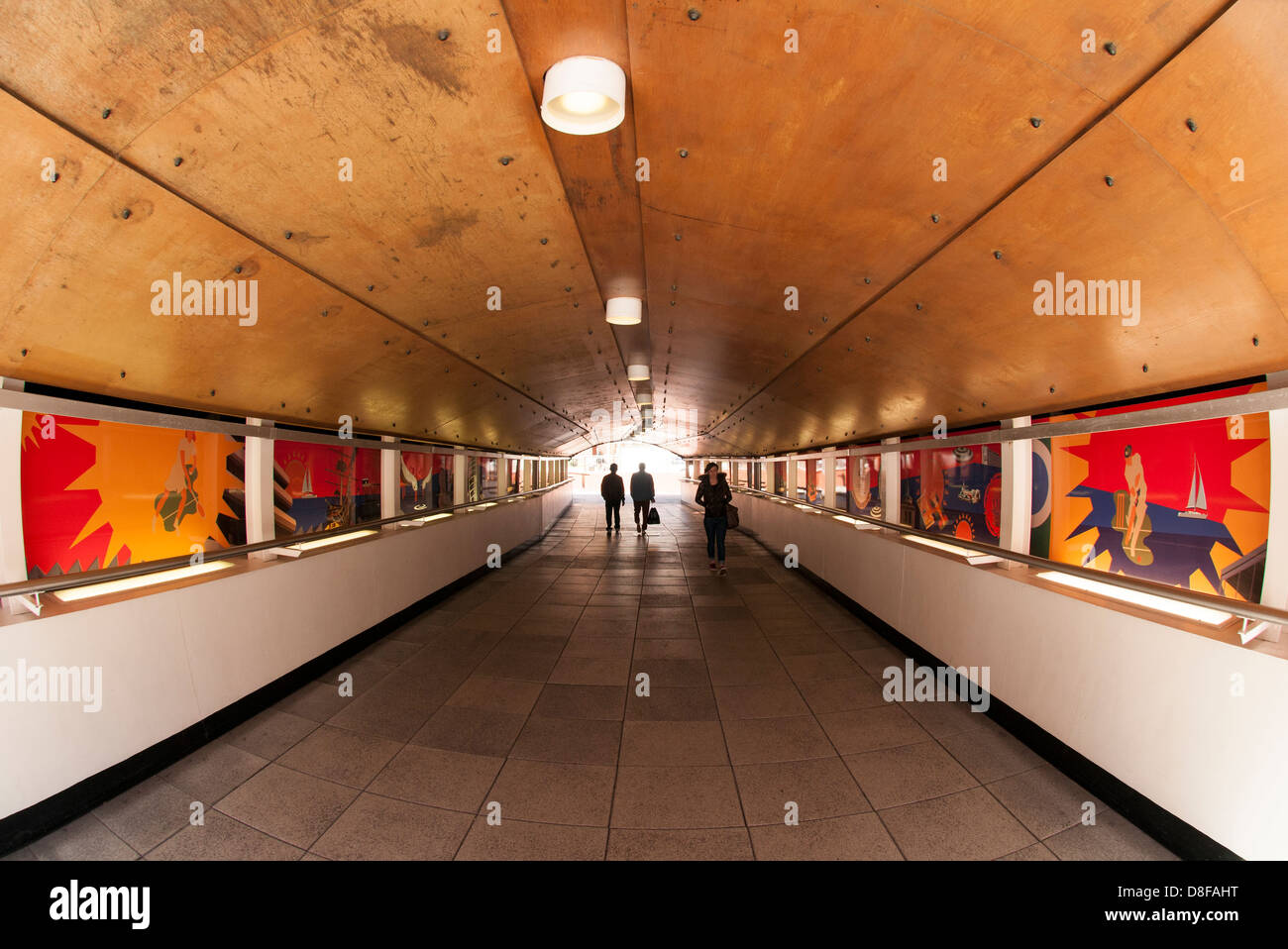 u-Bahn, Unterführung für Fußgänger Stockfoto