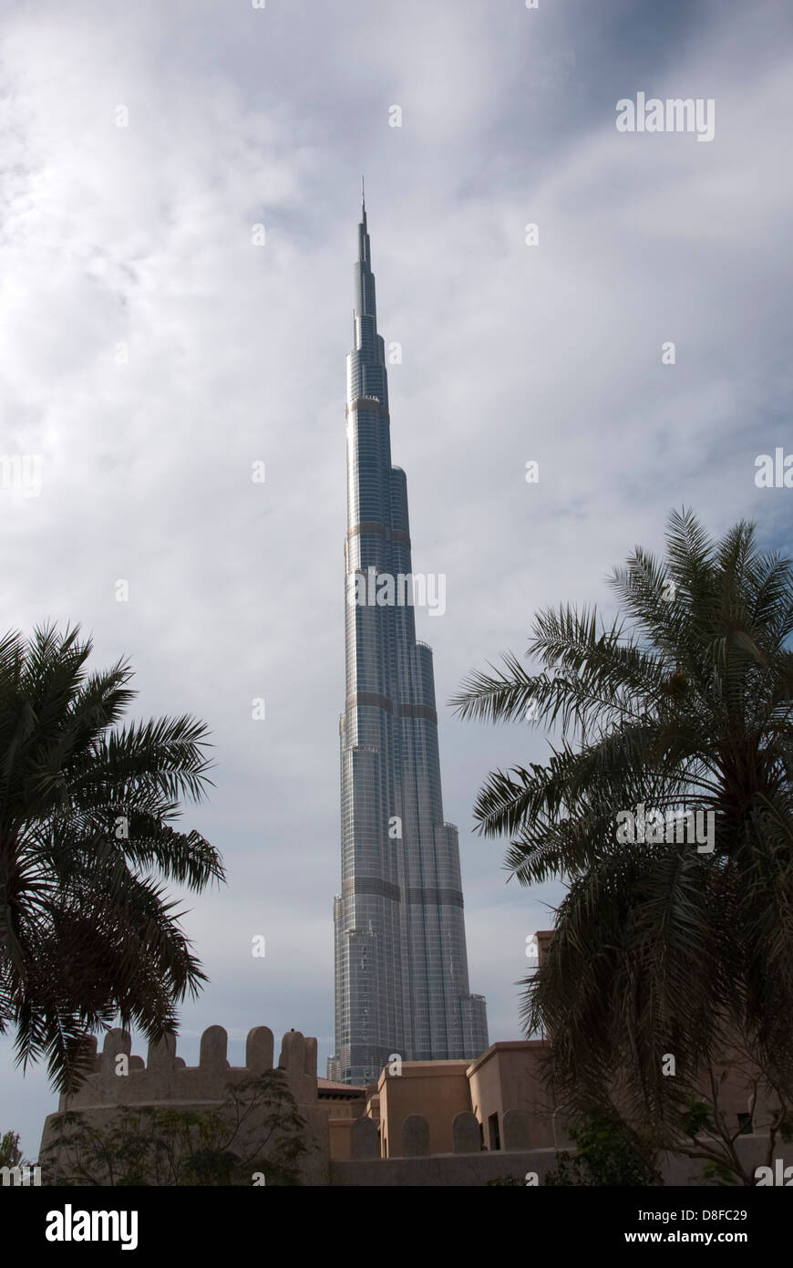 Der Burj Khalifa Dubai Mall Downtown Dubai U.A.E. Stockfoto