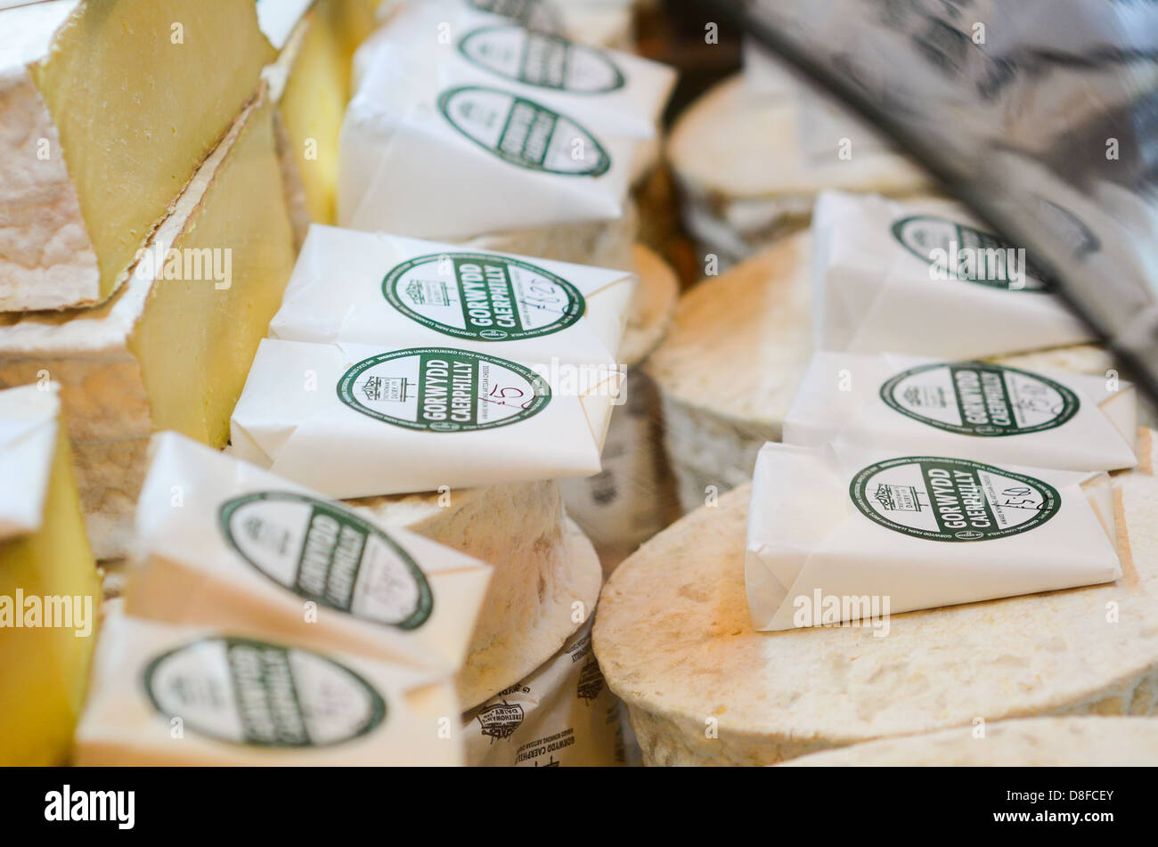 Borough Market in London, Vereinigtes Königreich. Stockfoto