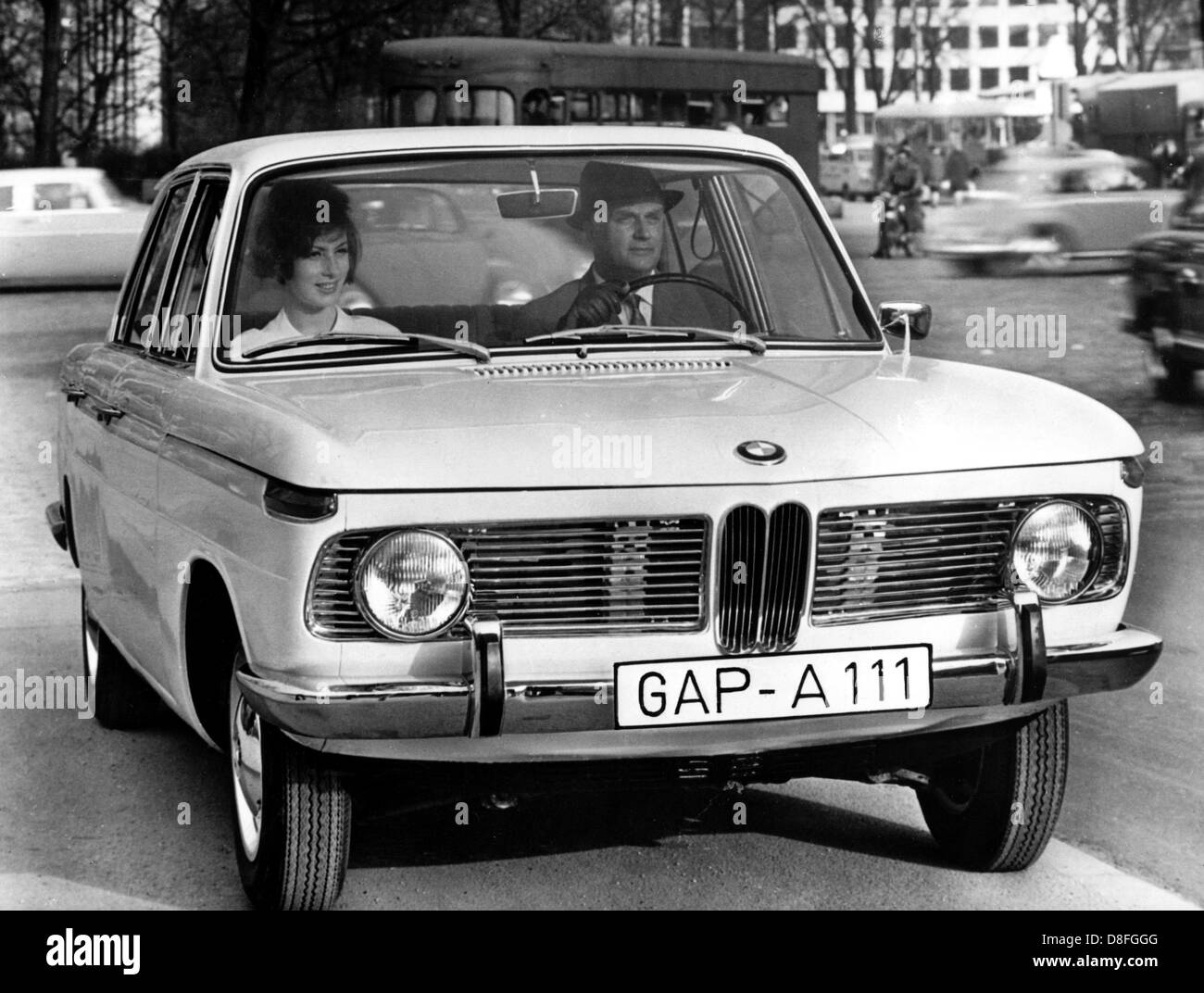 Frontansicht des neuen BMW 1500. Bild aus dem Jahr 1962. Stockfoto