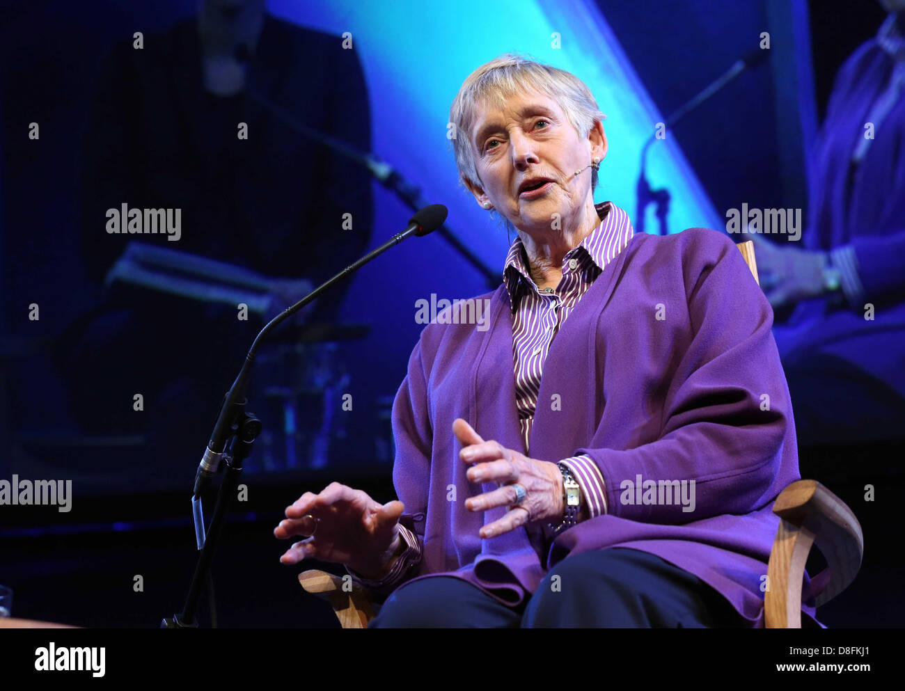 Hay on Wye, UK. 27. Mai 2013.   Im Bild: Ehemalige MI5 Chef Stella Rimington.  Re: Der Telegraph Hay Festival, Hay on Wye, Powys, Wales. Bildnachweis: D Legakis / Alamy Live News Stockfoto