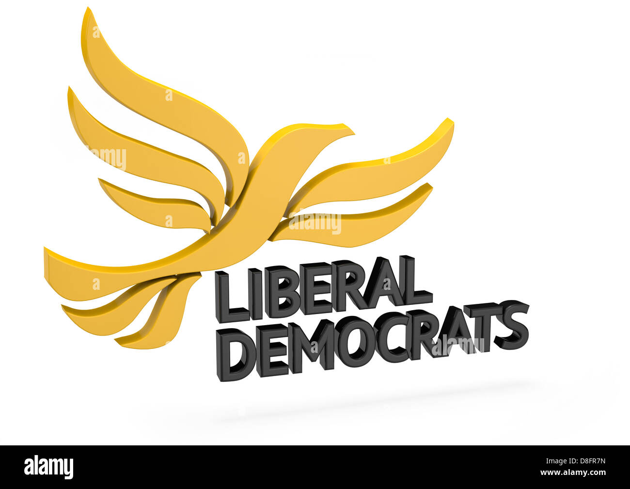 Liberale Demokraten-Logo Stockfoto