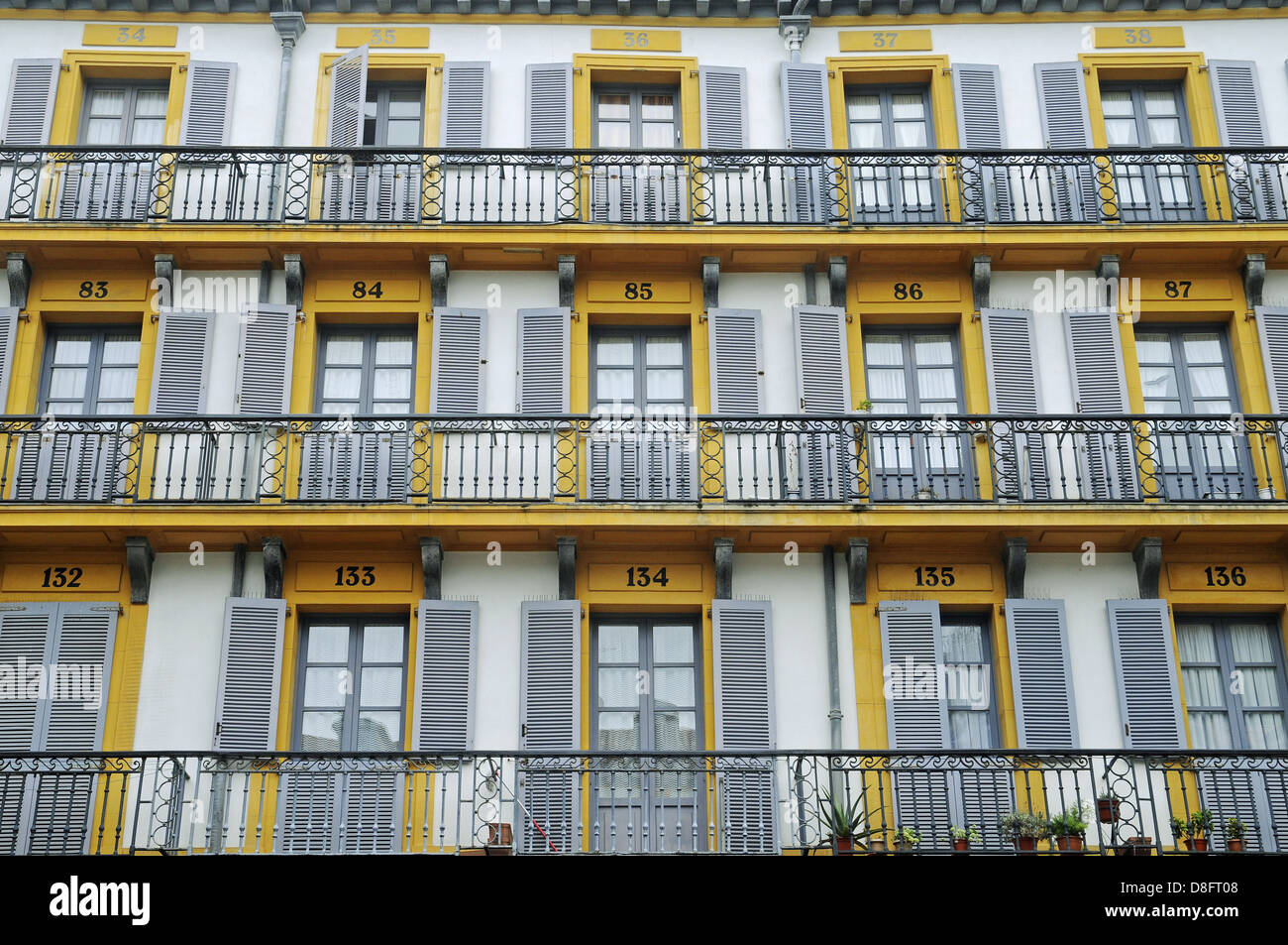 Hausfassade Stockfoto