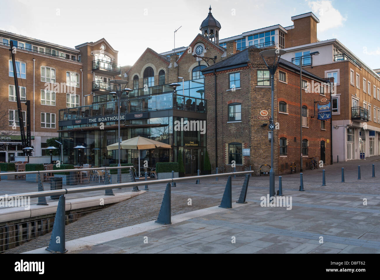 Das Bootshaus Putney London Stockfotografie Alamy