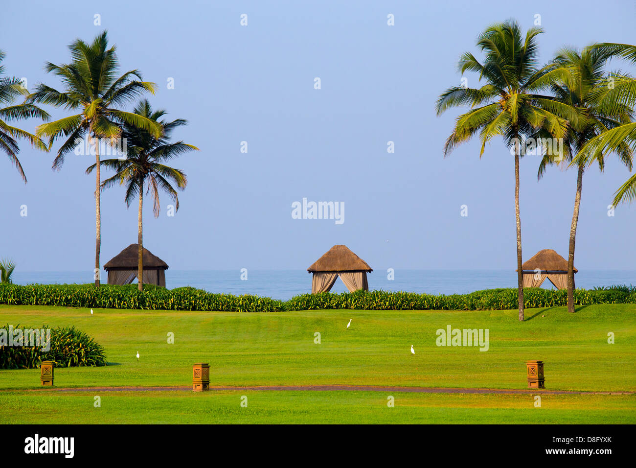 Park Hyatt Goa Resort and Spa, Cansaulim, Goa, Indien Stockfoto