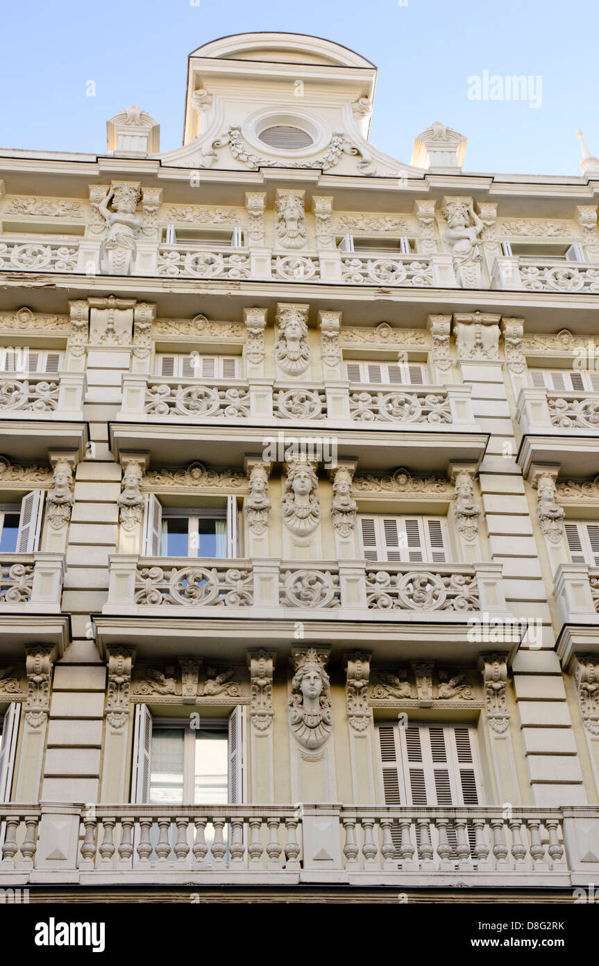 Historische Gebäude in Sol, Madrid, Spanien Stockfoto