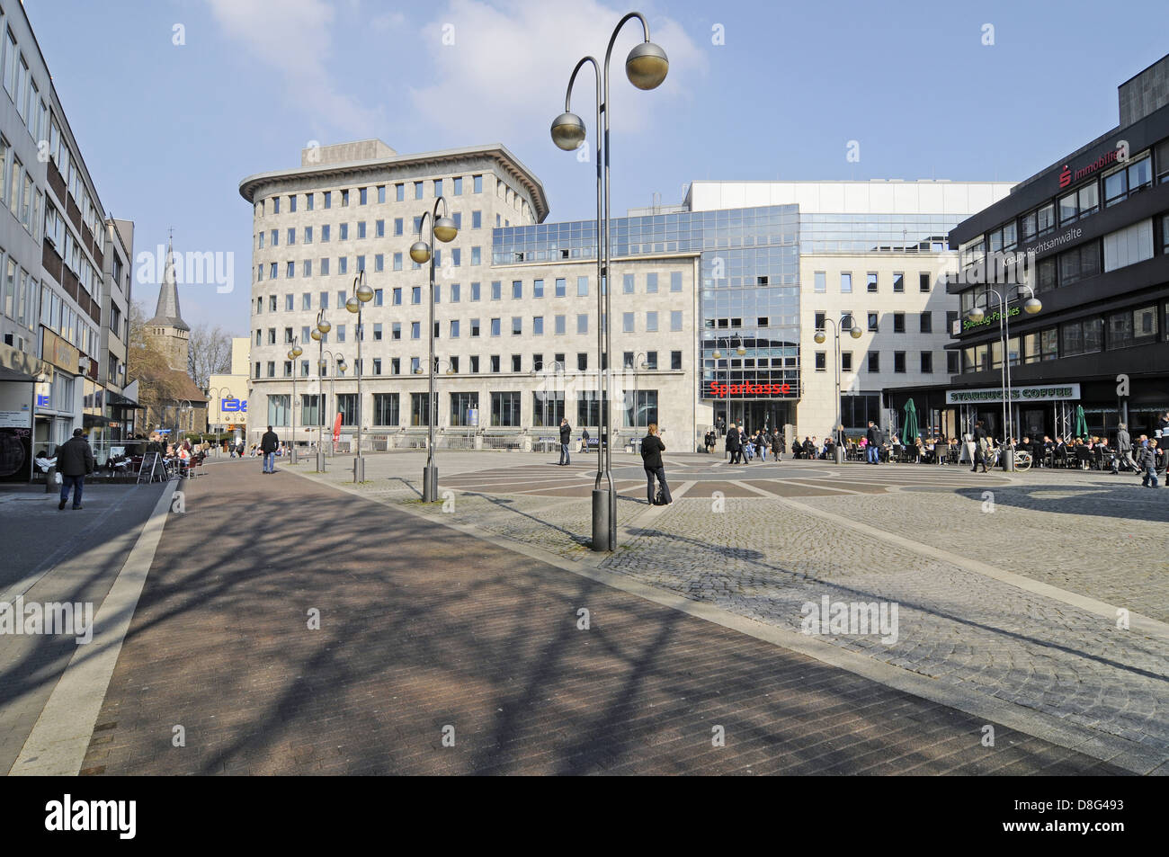 Historischen Bankgebäude Sparkasse Stockfoto
